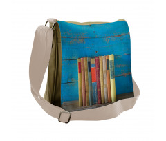 Grunge Nostalgic Book Messenger Bag