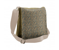 Nostalgic Curlicue Floral Messenger Bag