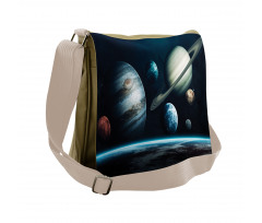 Planets of the Solar System Messenger Bag