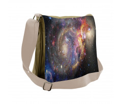 Cosmic Sky Color Transitions Messenger Bag