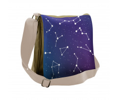 Cassiopeia Constellations Messenger Bag