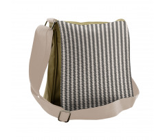 Optical Illusion Zigzags Messenger Bag