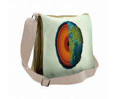 Composition of the Earth Messenger Bag