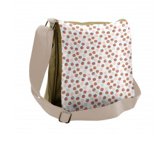 Circular Shapes and Strokes Messenger Bag