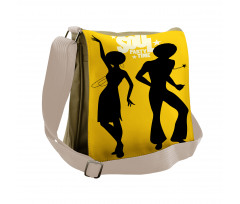 Soul Party Time Typography Messenger Bag