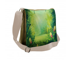 Cartoon Vivid Scene Messenger Bag