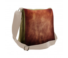 Grunge Style in Brown Hues Messenger Bag