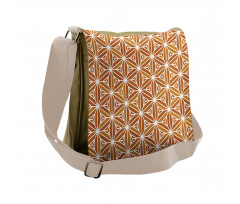 Pyramid Like Joined Ends Messenger Bag