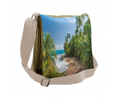 Wild Tropical Beach Messenger Bag