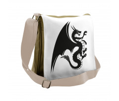 Fantasy Goth Creature Messenger Bag