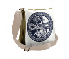 Mystic Yin Yang Messenger Bag