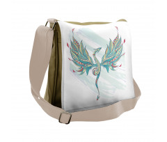 Serpent Fantasy Art Messenger Bag