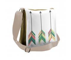 Colorful Symbol Illustration Messenger Bag