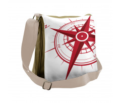 Angle Drawn Navigate Star Messenger Bag