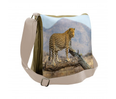 Blurred Background Fierce Messenger Bag