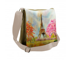 Paris European City Messenger Bag