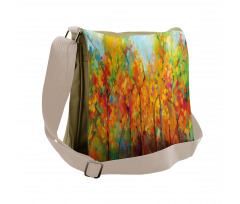 Fine Art Tree Forest Messenger Bag