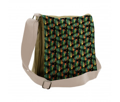 Tropical Hawaiian Jungle Messenger Bag