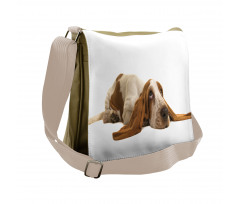 Long Eared Dog Messenger Bag