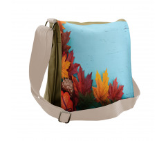 Canadian Maple Foliage Messenger Bag