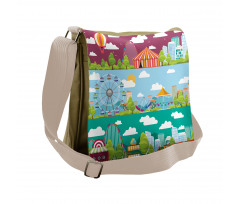 Carousels Slide Swings Messenger Bag