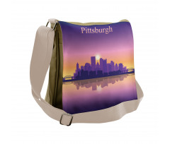 Reflection of City Messenger Bag