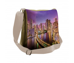 Shot of Florida Miami Downtown Messenger Bag