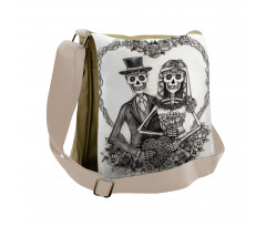 Spooky Valentines Marriage Messenger Bag