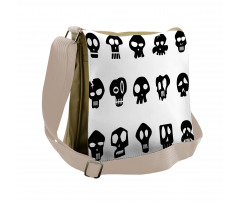 Funny Various Skull Messenger Bag