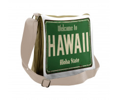 Welcome to Hawaii Vintage Messenger Bag