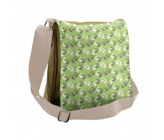 Bunnies Eating Carrots Messenger Bag