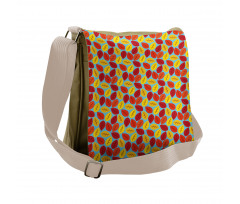 Cartoon Style Pattern Messenger Bag