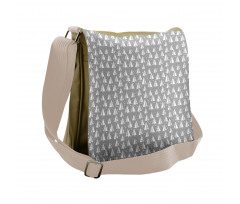 Snowflakes Backdrop Messenger Bag