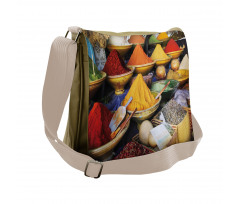 Colorful Kitchen Ingredients Messenger Bag