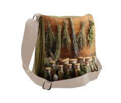 Flavorful Herbs and Peppers Messenger Bag