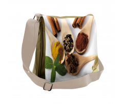 Artistically Arranged Healthy Messenger Bag