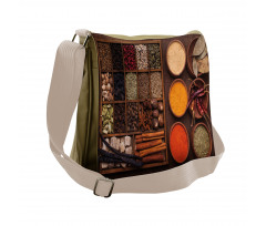 Peppers Cardamom Chili Cloves Messenger Bag