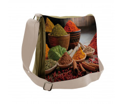 Varieties of Organic Items Messenger Bag