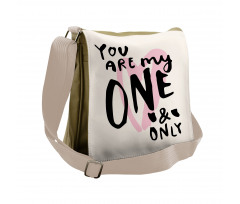 Romantic Texting Messenger Bag