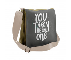 Romantic Lettering Art Messenger Bag