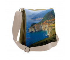 California Coast Mountains Messenger Bag