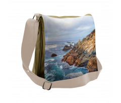 Garrapata Beach Rocky Coast Messenger Bag