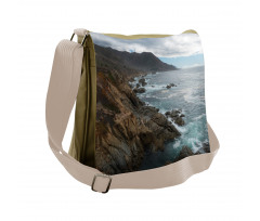 Central Coast Overcast Sky Messenger Bag