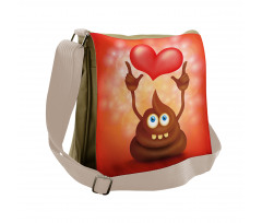 Whimsical Turd Love Messenger Bag