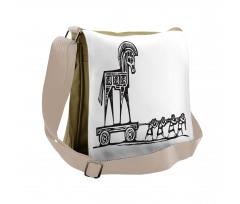 Greek Historic Troy Messenger Bag