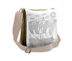 Uncolored Galley Messenger Bag