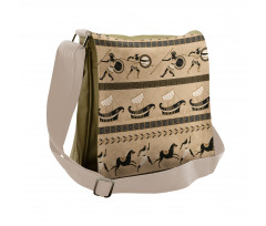 Horses Royals and Warriors Messenger Bag