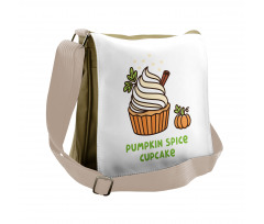 Autumn Cupcake Messenger Bag