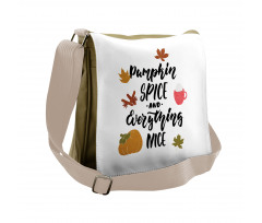 Cheery Autumn Vibes Messenger Bag