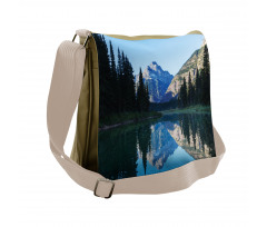 Mountain Reflection on Lake Messenger Bag